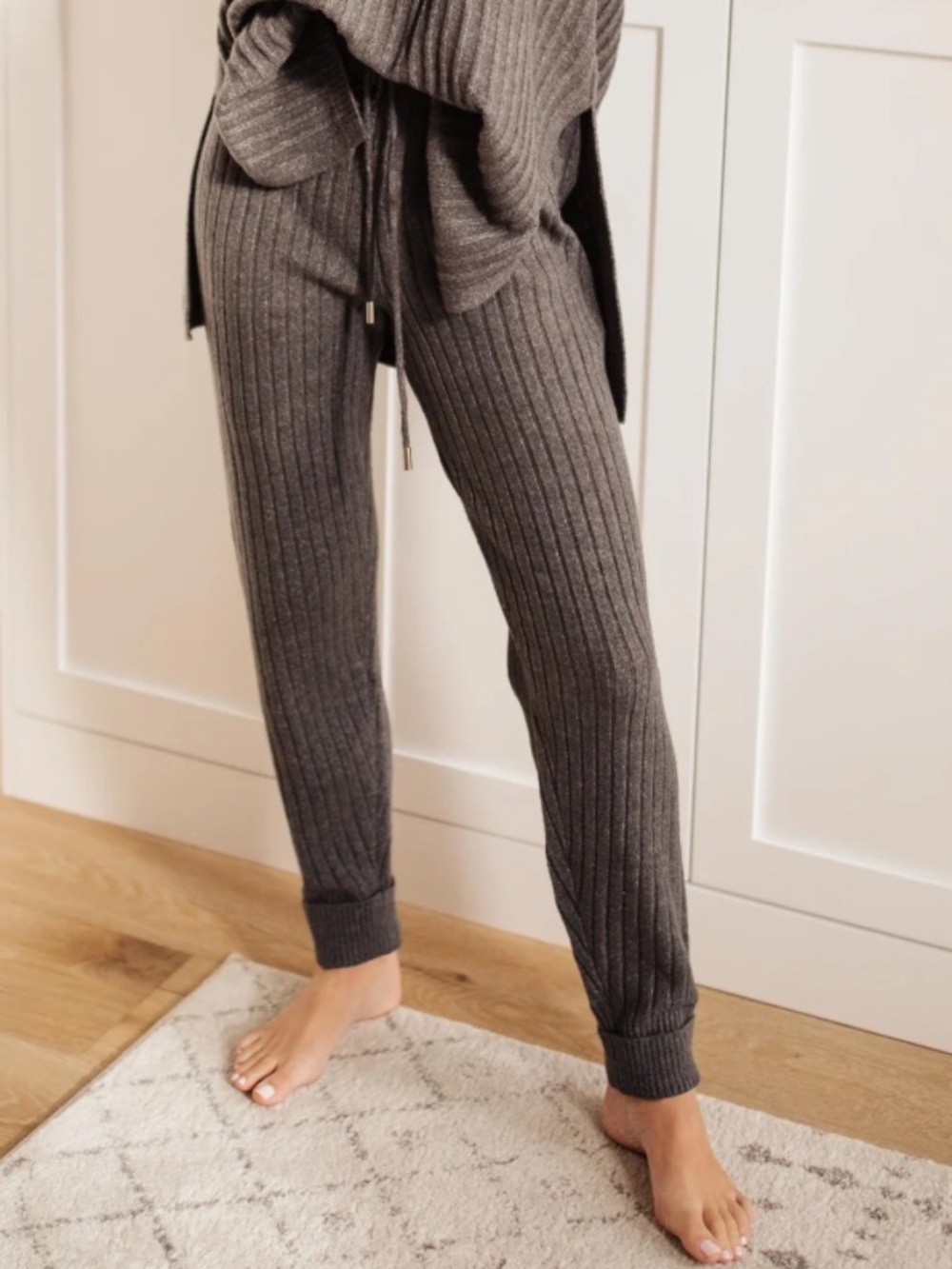 Free People | Intimately gray Around the Clock joggers knit pants size XS